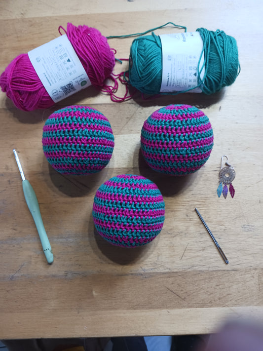 Vert émeraude et rose